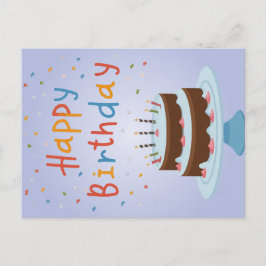 Glückliche Geburtstagskarte Feiertagspostkarte