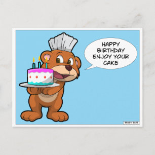 Glückliche Geburtstagskarte für Zahnärzte Postkarte