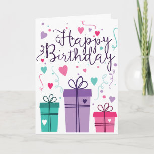 Glückliche Geburtstagskarte Karte