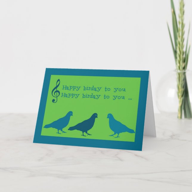 Glückliche Geburtstagskarte Karte (Vorderseite)