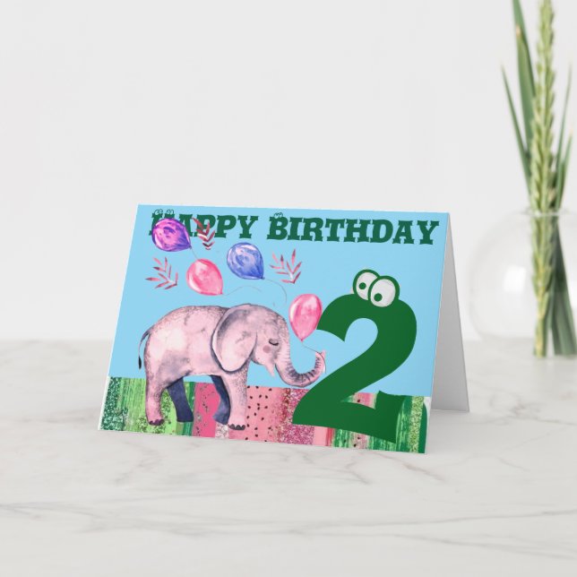 Glückliche Geburtstagskarte Karte (Vorderseite)