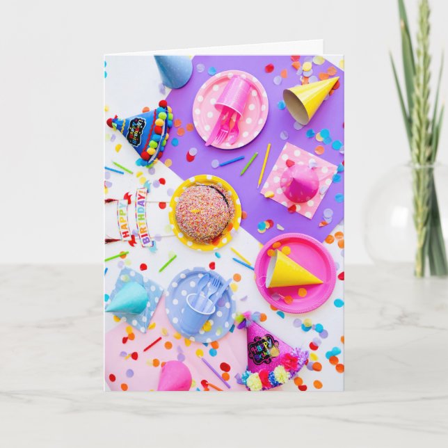 Glückliche Geburtstagskarte Karte (Vorderseite)