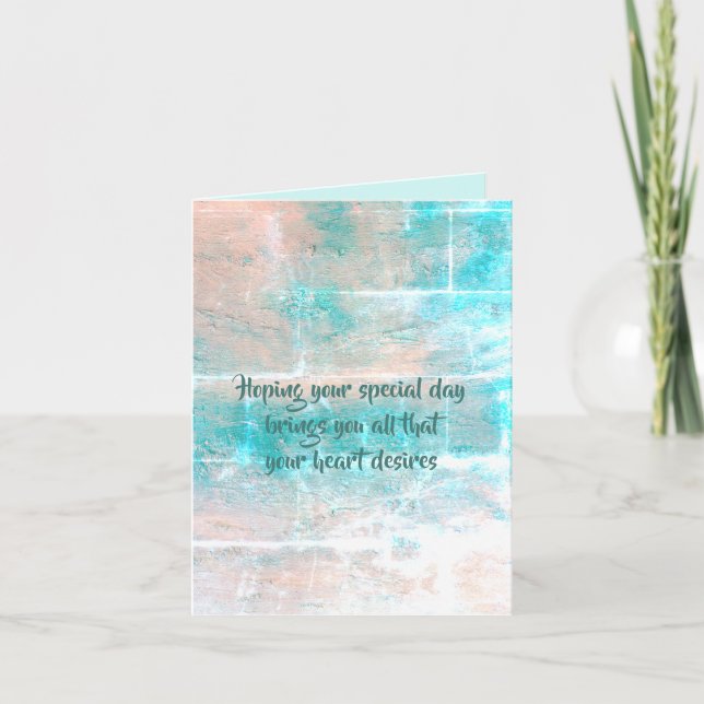 Glückliche Geburtstagskarte von dalDesignNZ Karte (Vorderseite)