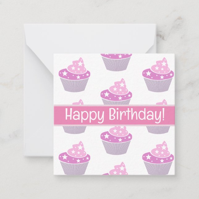 Glückliche Geburtstagskarten, niedlich, Vorrat! Mitteilungskarte (Vorderseite)