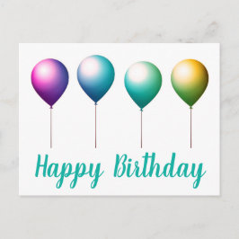 Glückliche Geburtstagskarten Postkarte