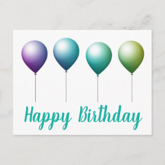 Glückliche Geburtstagskarten Postkarte