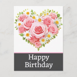 Glückliche Geburtstagskarten Postkarte