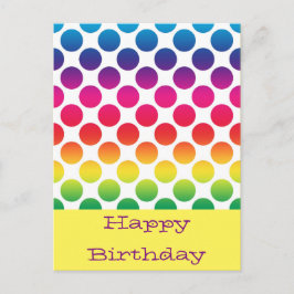 Glückliche Geburtstagskarten Postkarte