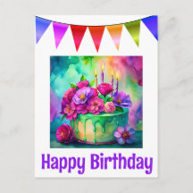 Glückliche Geburtstagskarten