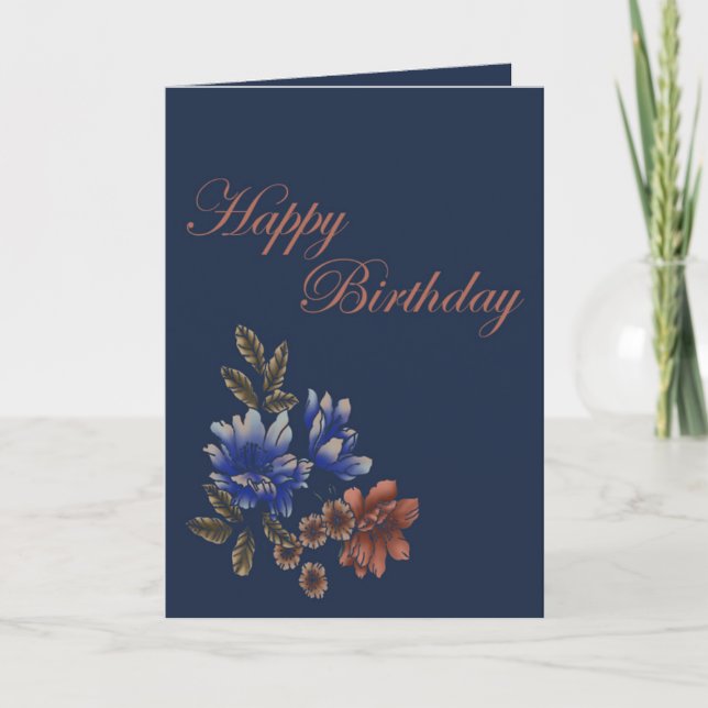 Glückliche Geburtstagsmutter Faltkarte Dankeskarte (Vorderseite)