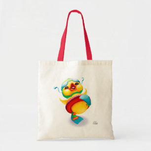 Glückliche gelbe Enten-Taschen-Tasche Tragetasche