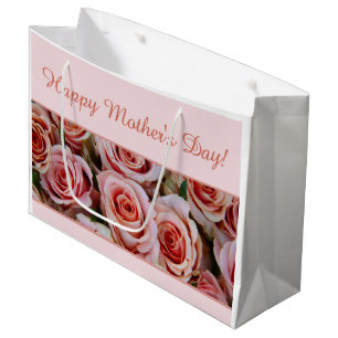 Glückliche Geschenktasche der Mutter Tages Große Geschenktüte