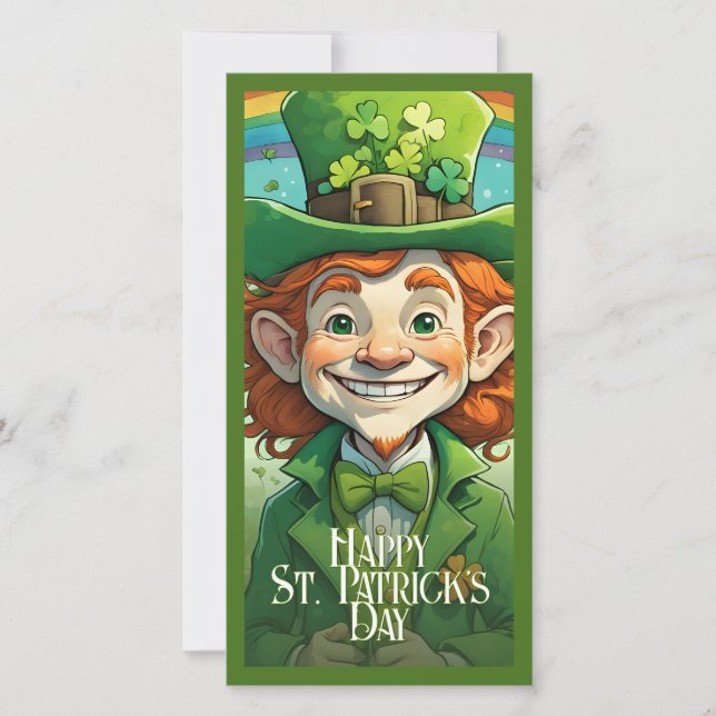 Glückliche Gesichter am St. Patrick's Day (Vorderseite)