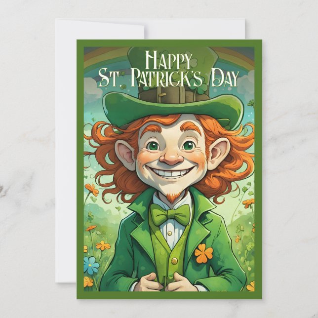 Glückliche Gesichter am St. Patrick's Tag (Vorderseite)