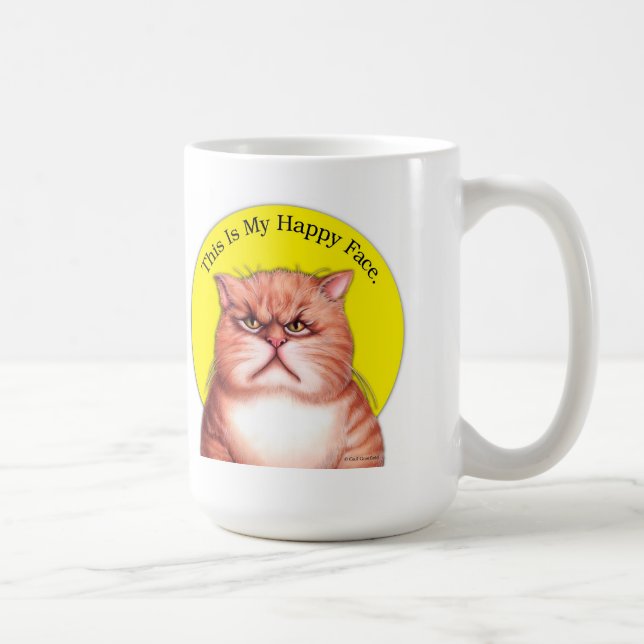 Glückliche Gesichts-Roosevelt-Tasse Kaffeetasse (Rechts)