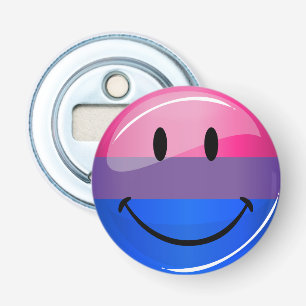 Glückliche glatte Bisexuality-Stolz-Flagge Flaschenöffner