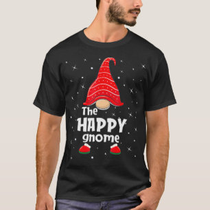 Glückliche Gnom-Familie Zusammenpassende Weihnacht T-Shirt