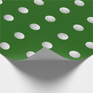 Glückliche Golfbälle zum Geburtstag Geschenkpapier