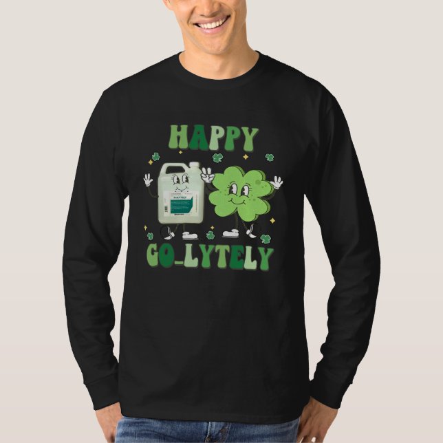 Glückliche Golytely-Darmvorbereitung St. Patricks  T-Shirt (Vorderseite)