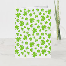 Glückliche Grüße Clover Kleeblatt