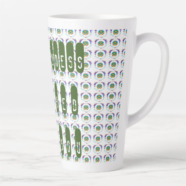 Glückliche Grüße für Sie Thema glücklich Milchtasse (Rechts)