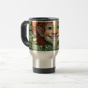 Glückliche Grüße zum St. Patrick’s Day Reisebecher
