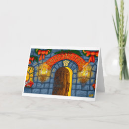 Glückliche Grußkarte für das neue Jahr Feiertagskarte