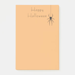 Glückliche Halloween-Black Spider Orange Post-It-N Post-it Klebezettel