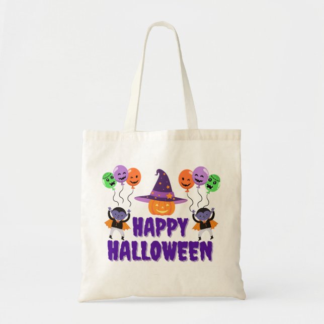 Glückliche Halloween Fun Tote Bag Tragetasche (Vorne)