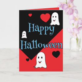 Glückliche Halloween-Geschenkideen Grußkarte Karte