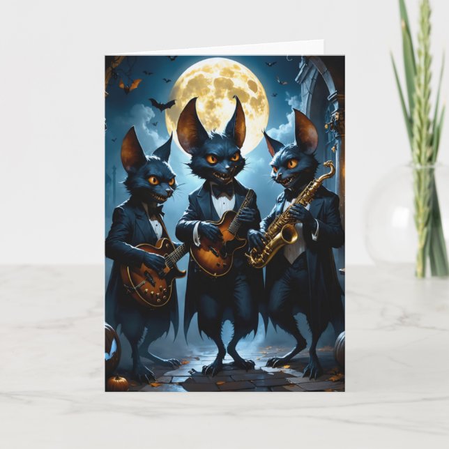 Glückliche Halloween-Grußkarte Ankündigung (Vorderseite)