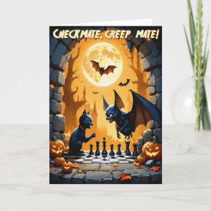 Glückliche Halloween-Grußkarte Ankündigung