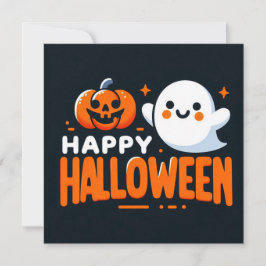 Glückliche Halloween-Grußkarten Karte