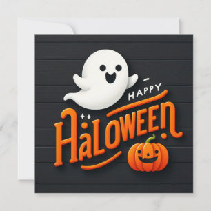 Glückliche Halloween-Grußkarten Karte
