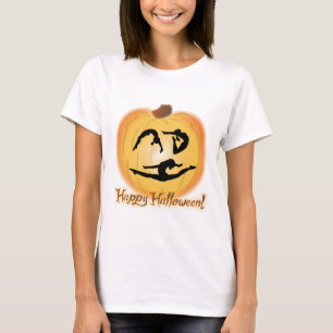 Glückliche Halloween-Gymnastik T-Shirt