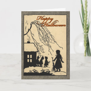 Glückliche Halloween-Karte Karte