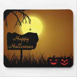 Glückliche Halloween-Kürbislaterne Pumpkins Mousepad