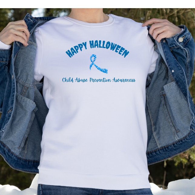 Glückliche Halloween-Prävention von Kindesmissbrau Sweatshirt (Von Creator hochgeladen)