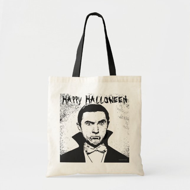 Glückliche Halloween-Tasche Dracula Tragetasche (Vorne)