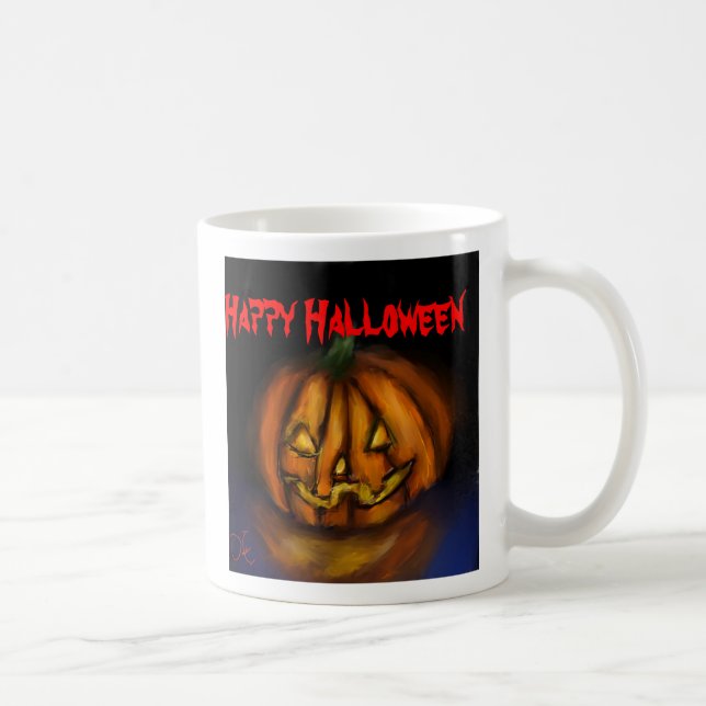 Glückliche Halloween-Tasse Kaffeetasse (Rechts)