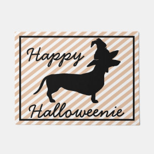 Glückliche Halloweenie Halloween Dackel Fußmatte