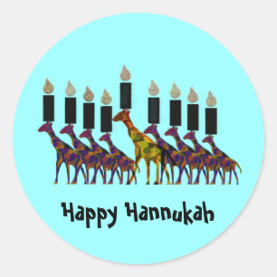 Glückliche Hannukah Aufkleber