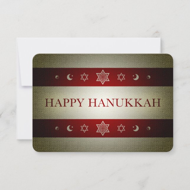 glückliche hanukkah einladung (Vorderseite)