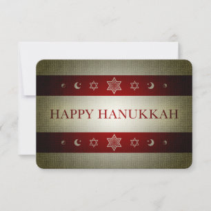 glückliche hanukkah einladung