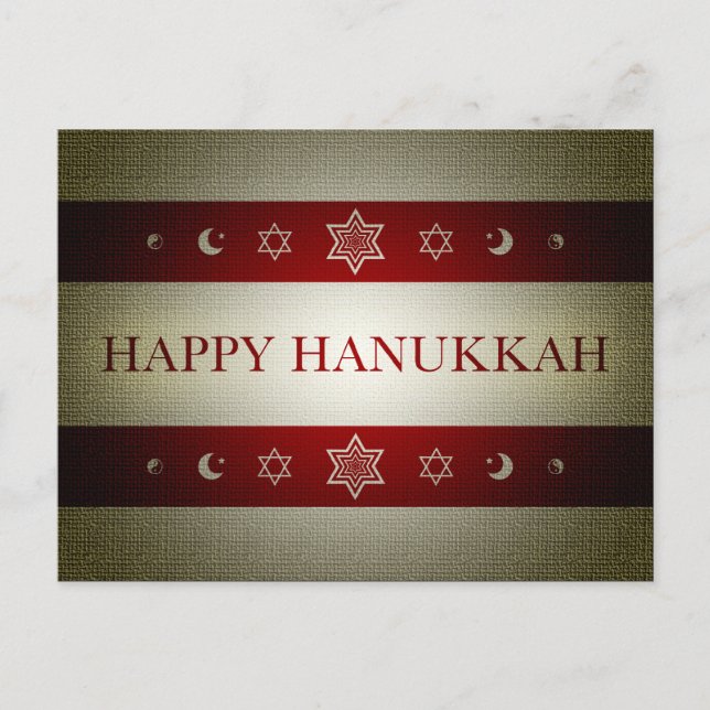 glückliche hanukkah feiertagspostkarte (Vorderseite)