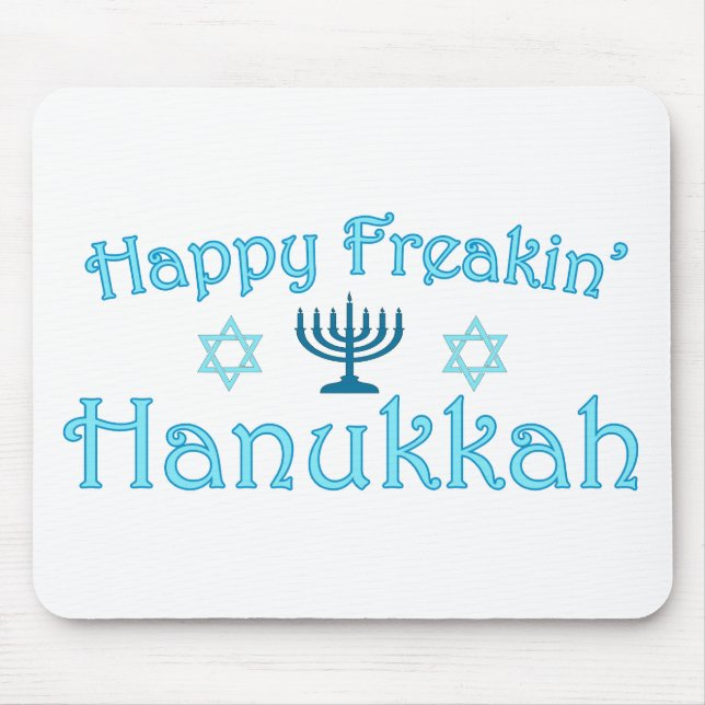 glückliche hanukkah mousepad (Vorne)