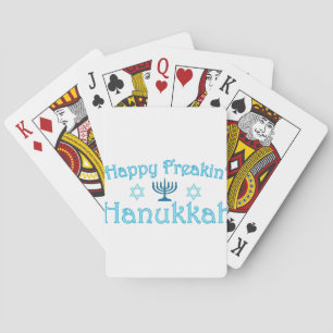 glückliche hanukkah spielkarten