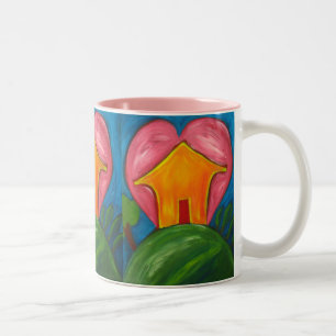 Glückliche Heimat Tasse