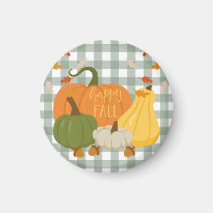 Glückliche Herbstkürbisse Magnet