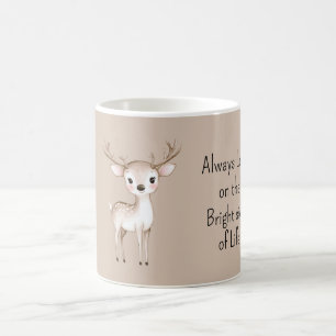 Glückliche Hirsche Sonnenseite des Lebens Kaffeetasse